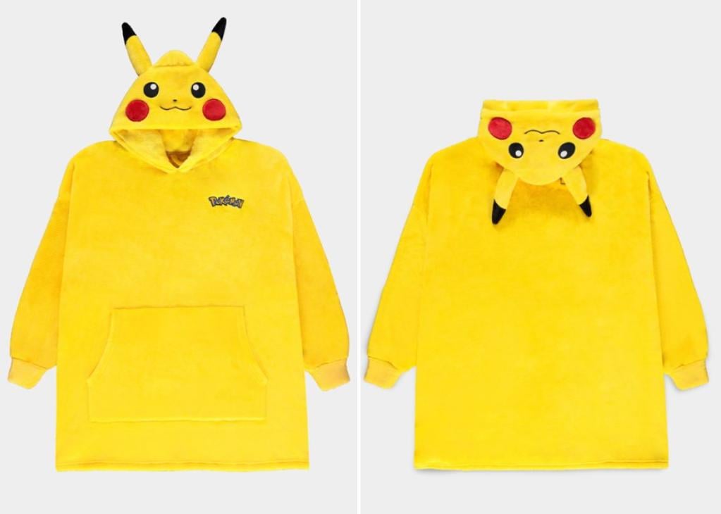 POKEMON - Pikachu - Fleece Lounge Hoodie - S1