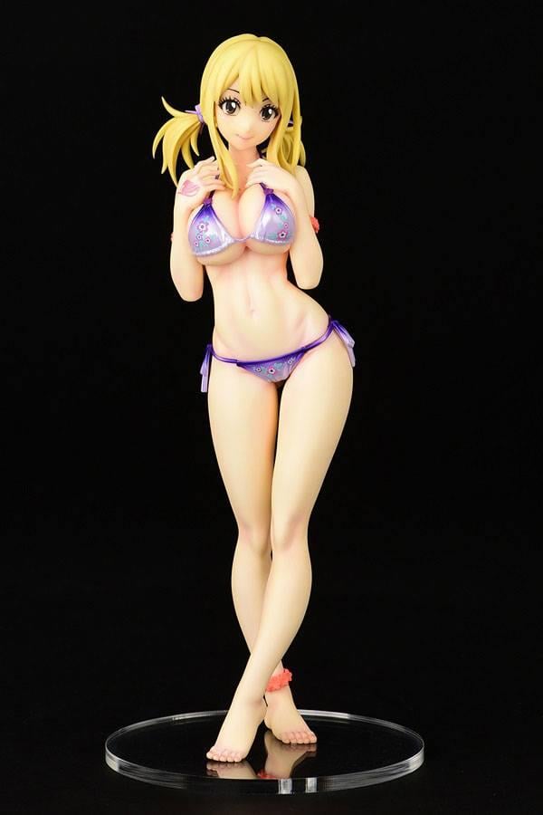 FAIRY TAIL - Lucy Heartfilia Swimsuit Twin Tail - Statue 27cm