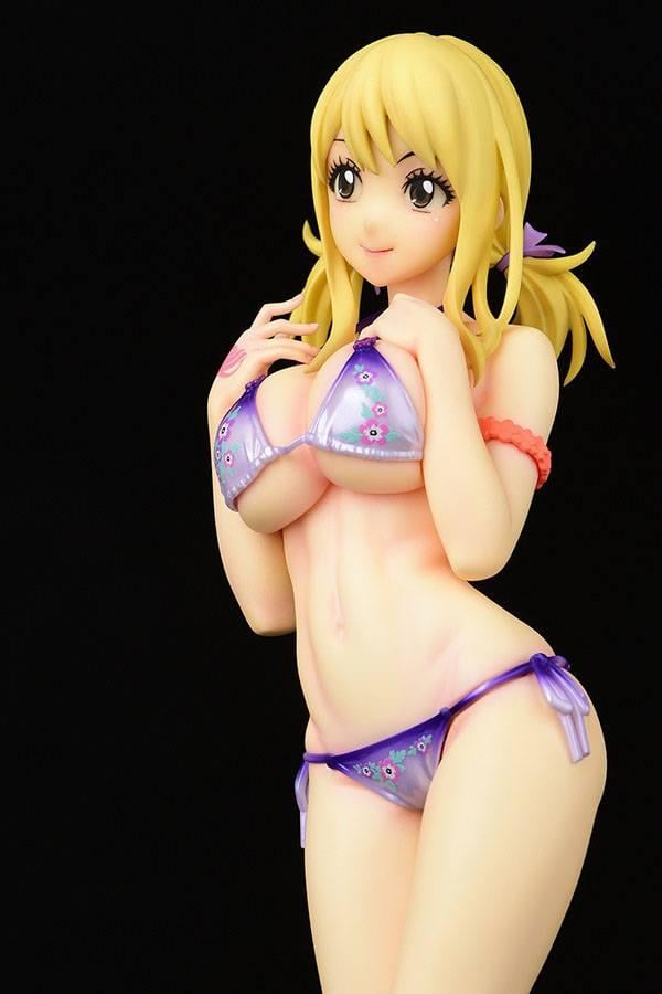 FAIRY TAIL - Lucy Heartfilia Swimsuit Twin Tail - Statue 27cm