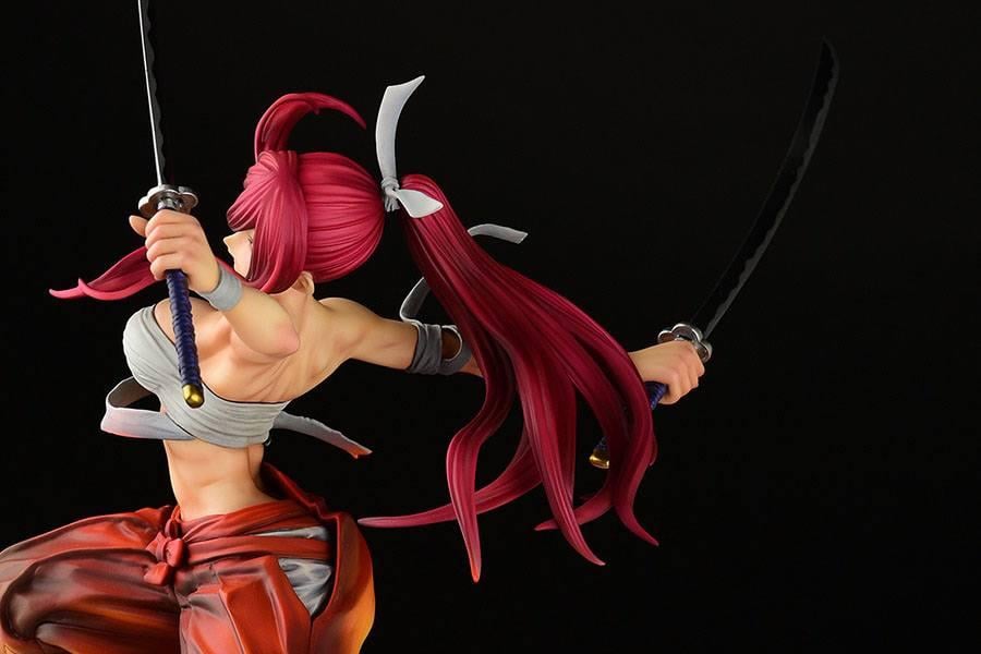 FAIRY TAIL - Erza Scarlet Samurai Ver. Kurenai - Statue OrcaToys 43cm