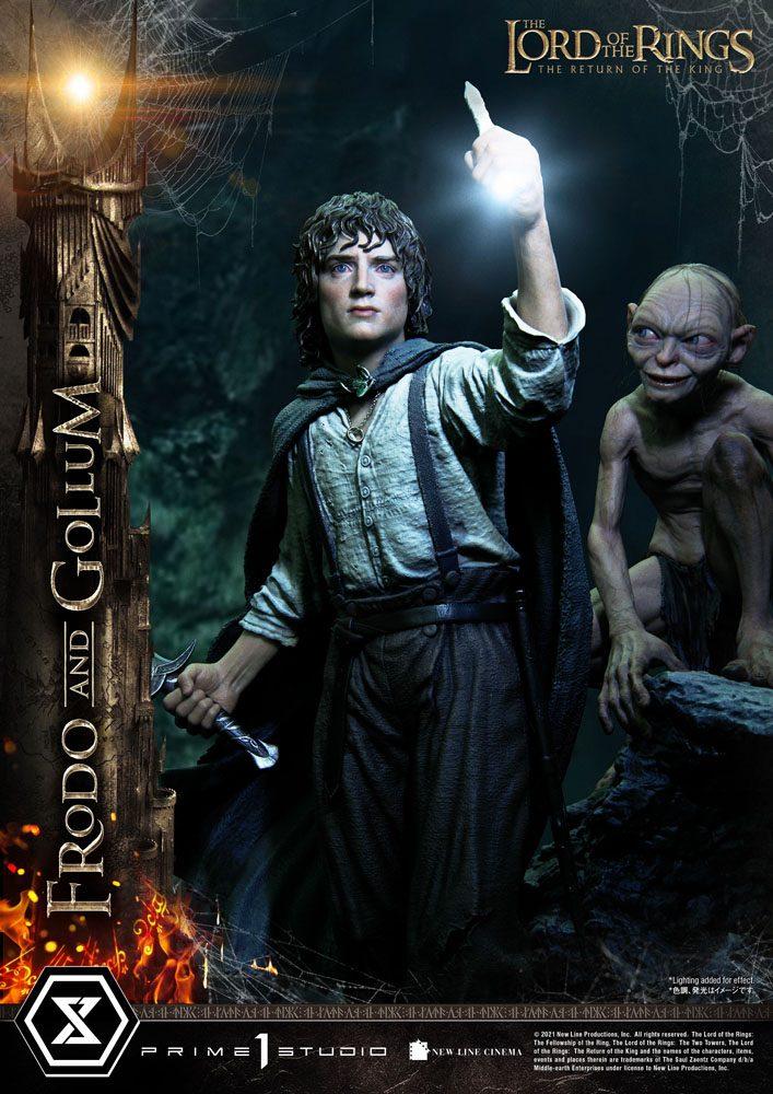 LORD OF THE RINGS - Frodo & Gollum Bonus Ver. - Statuette 46cm