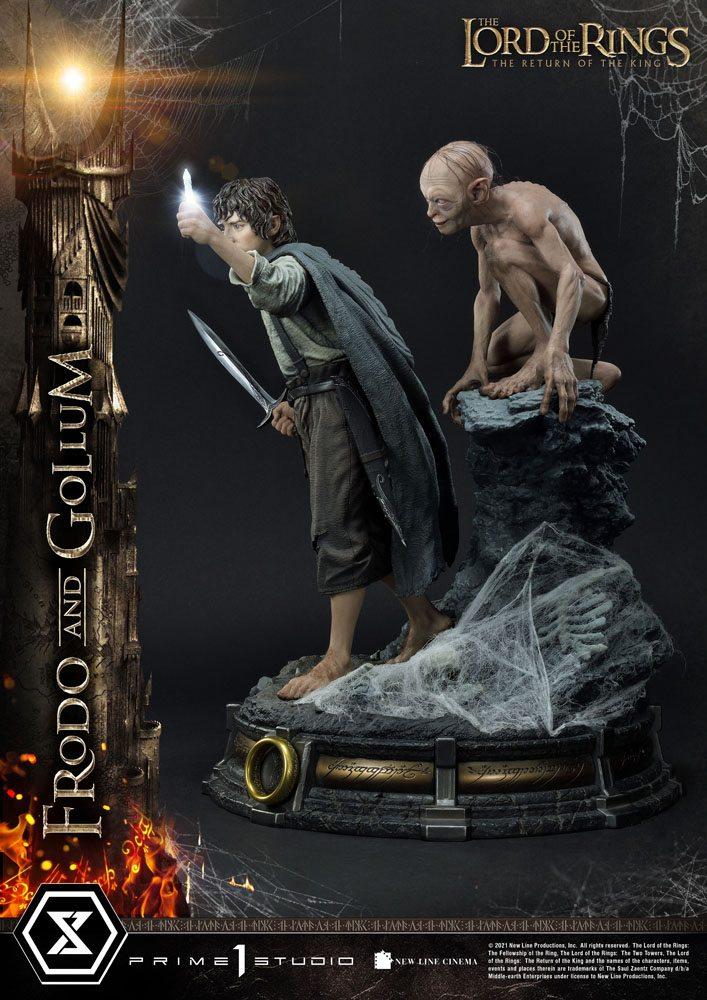 LORD OF THE RINGS - Frodo & Gollum Bonus Ver. - Statuette 46cm