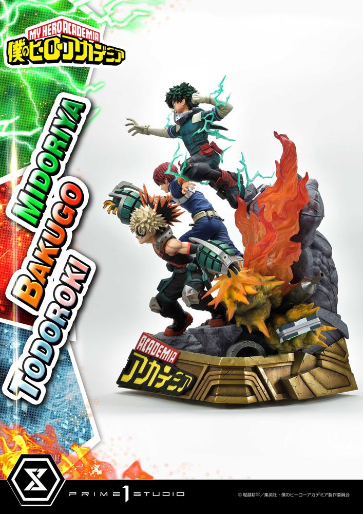 MY HERO ACADEMIA - Midoriya, Bakugo & Todoroki - Statue 69cm