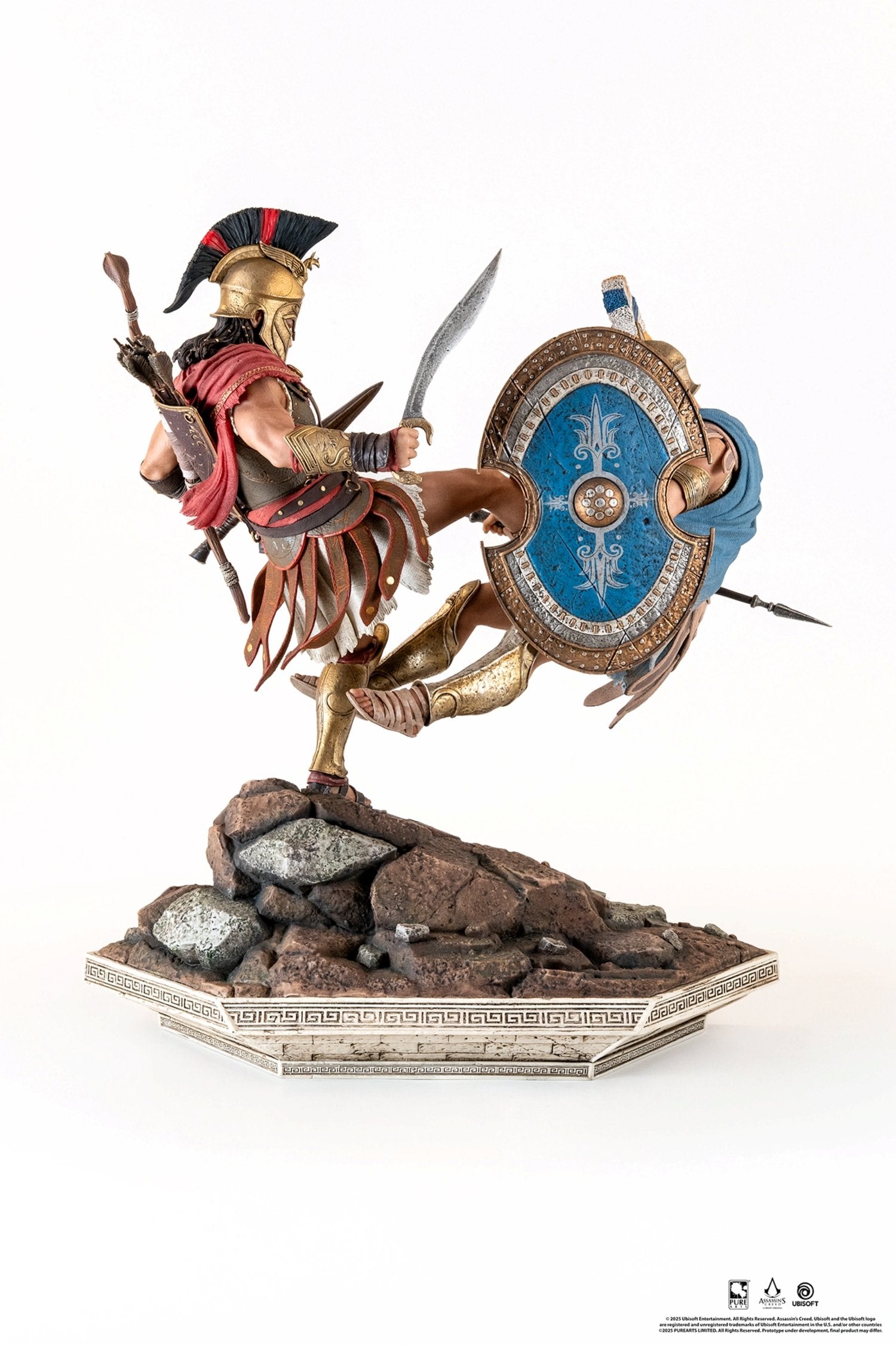 ASSASSIN'S CREED - Alexios "Spartan Kick" -Statue Diorama 1/6 40cm