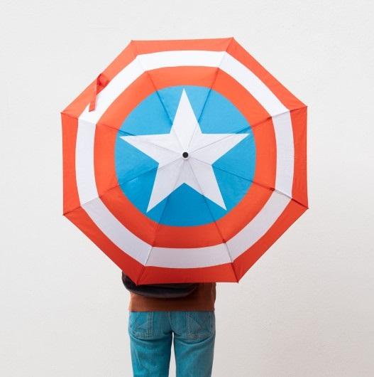 CAPTAIN AMERICA - Logo -  Folding Umbrella