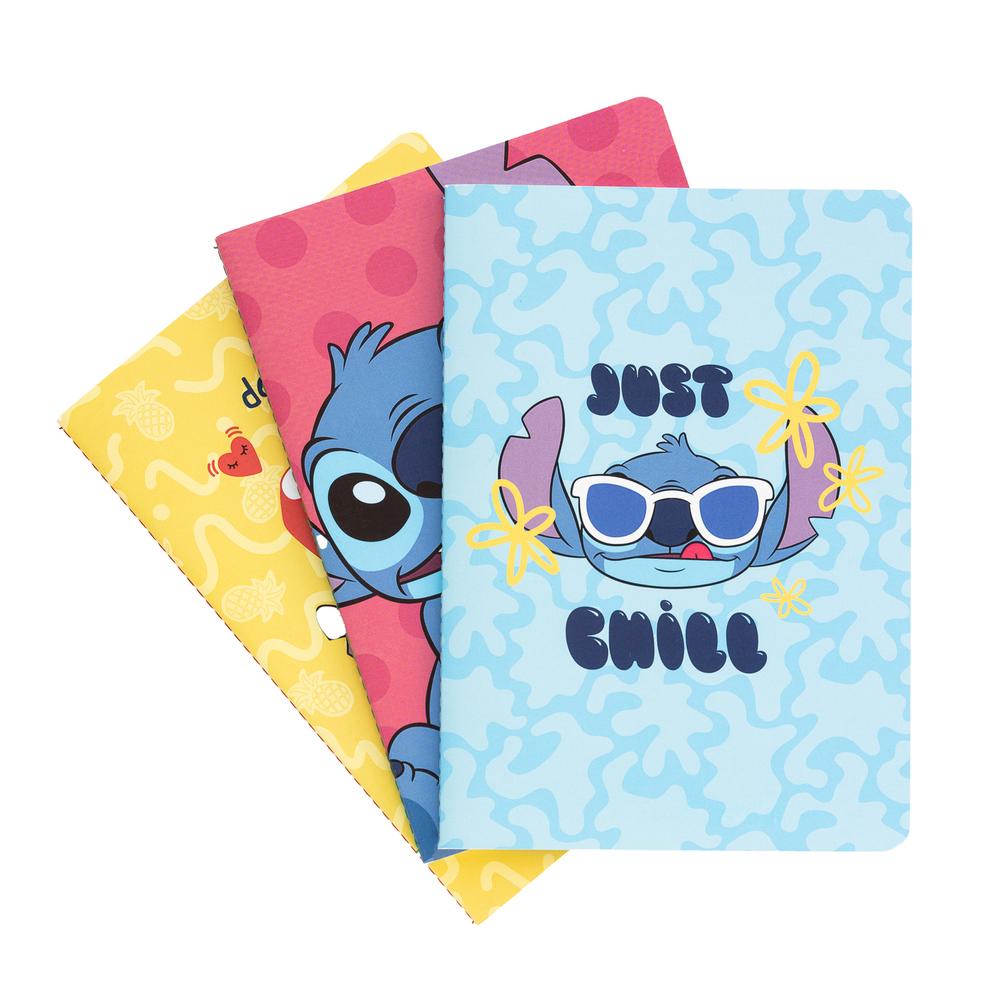 STITCH - 3 Pack of Notebooks - Size A5