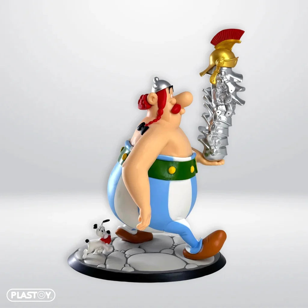 ASTERIX & OBELIX - Obelix stack of helmets - figure 22cm