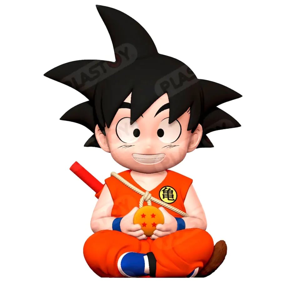 DRAGON BALL - Kid Goku "Orange version" - Money Box PVC 17cm