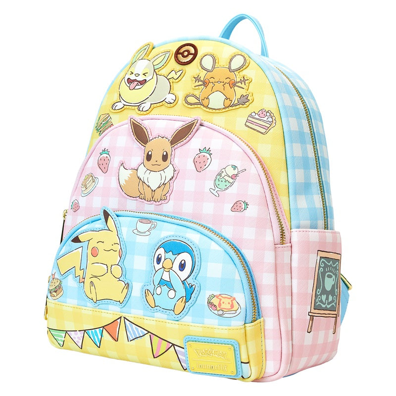 POKEMON - Cafe - Mini Backpack Triple Pocket LoungeFly