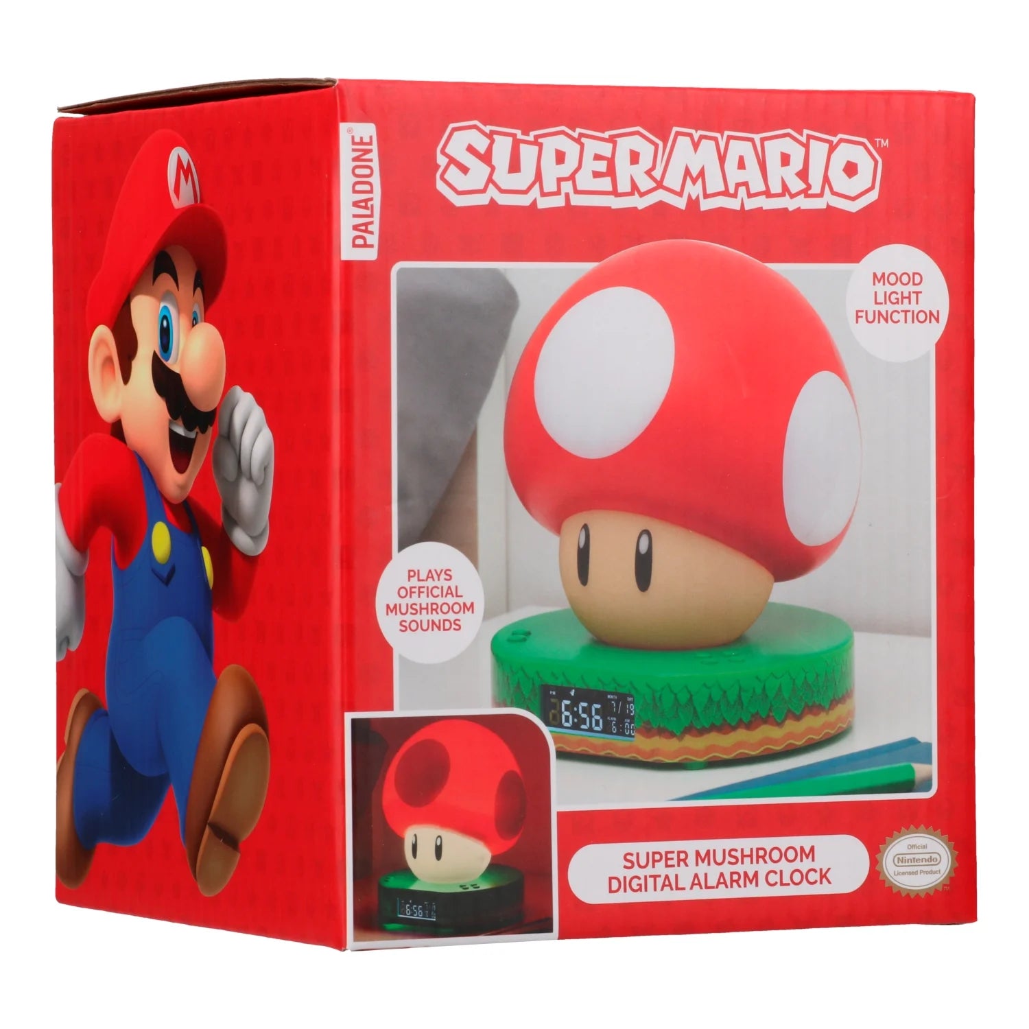 NINTENDO - Super Mushroom - Wecker 12cm
