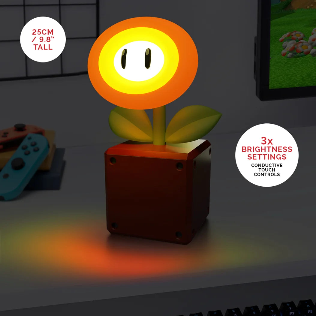 SUPER MARIO - Fire Flower - Décorative Light 10,6inch