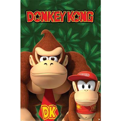 NINTENDO - Donkey Kong & Diddy Kong - Poster 61 x 92cm