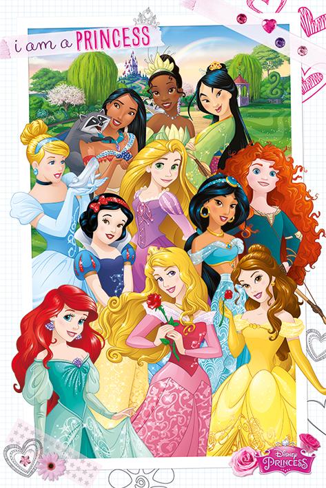 DISNEY PRINCESS - Poster 61X91 - I am a Princess