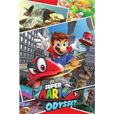 SUPER MARIO ODYSSEY - Collage - Poster 61 x 91cm