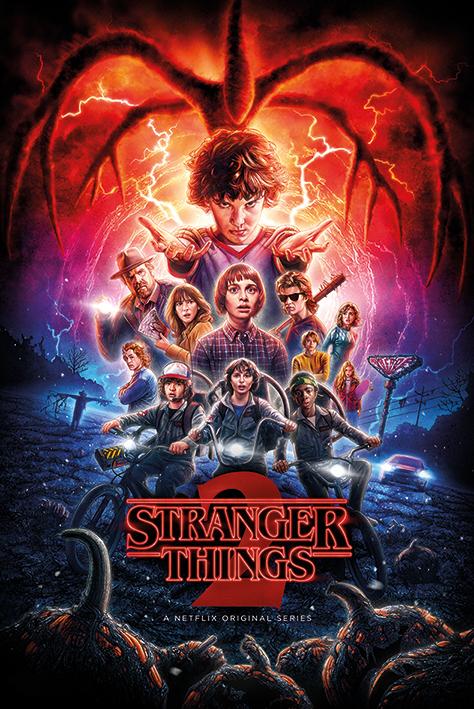 STRANGER THINGS - Poster 61x91 - Saison 2