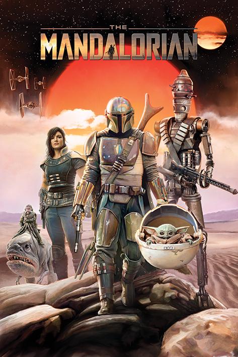 STAR WARS - The Mandalorian Group - Poster 61x91