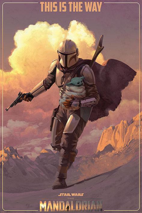 THE MANDALORIAN - On The Run - Poster 61x91cm