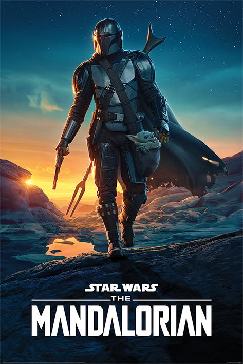 STAR WARS - The Mandalorian Nightfall - Poster 61x91cm