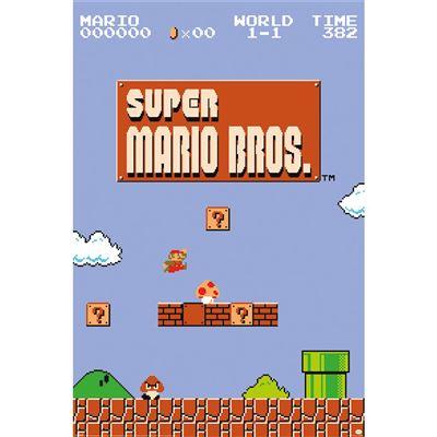 SUPER MARIO BROS - World 1-1 - Poster 61 x 91cm