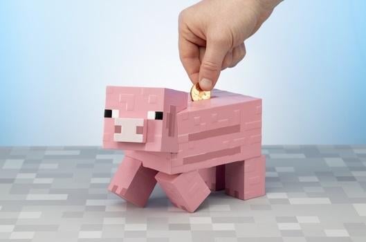 MINECRAFT - Pig - Money Box