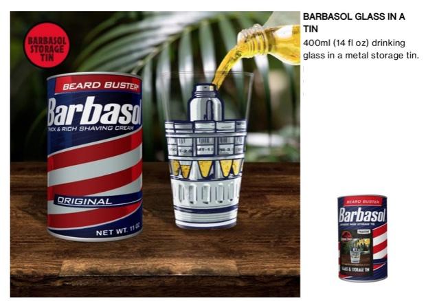 JURASSIC PARK - Barbasol Glass in Tin - 400ml