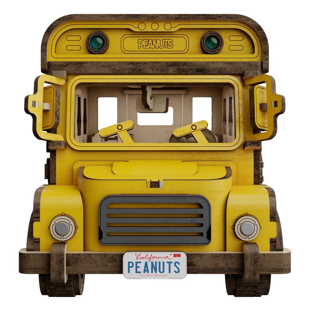 PEANUTS - School Bus - Wood Model Kit