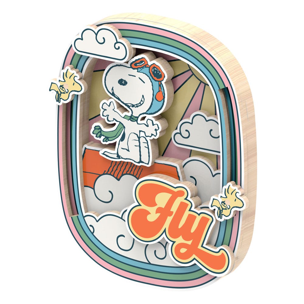 PEANUTS - Pilot - Wood Magnet