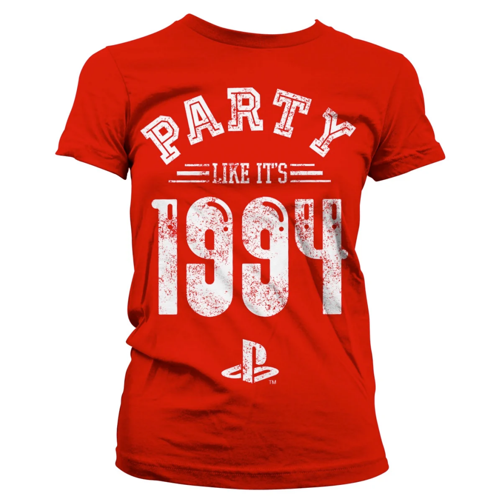 PLAYSTATION - T-Shirt Party Like It's 1994 - GIRL Red (XXL)