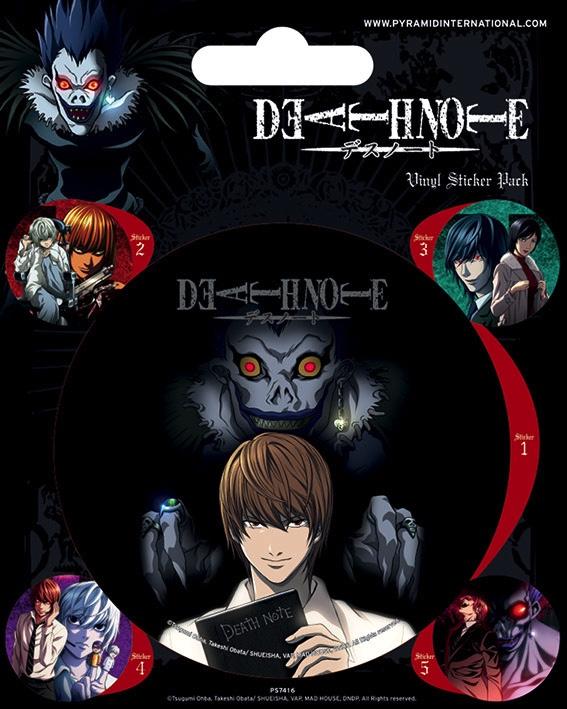 DEATH NOTE - Vinyl Stickers - Characters