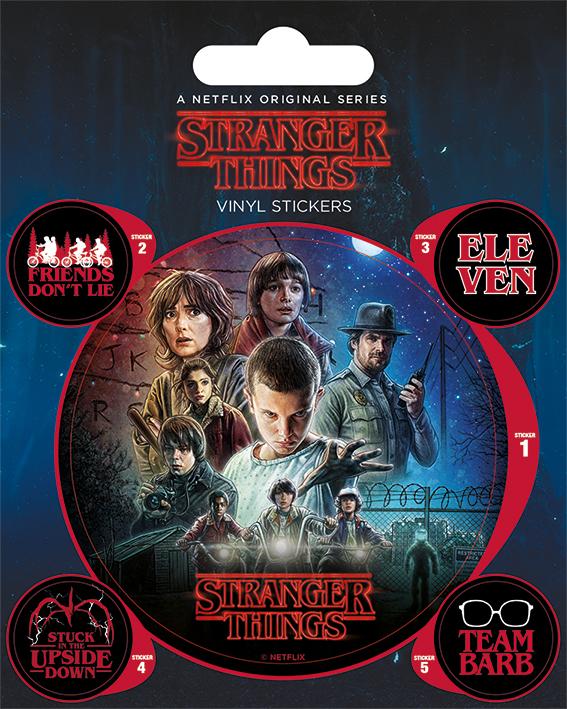 STRANGER THINGS - One Sheet - Vinyl Stickers