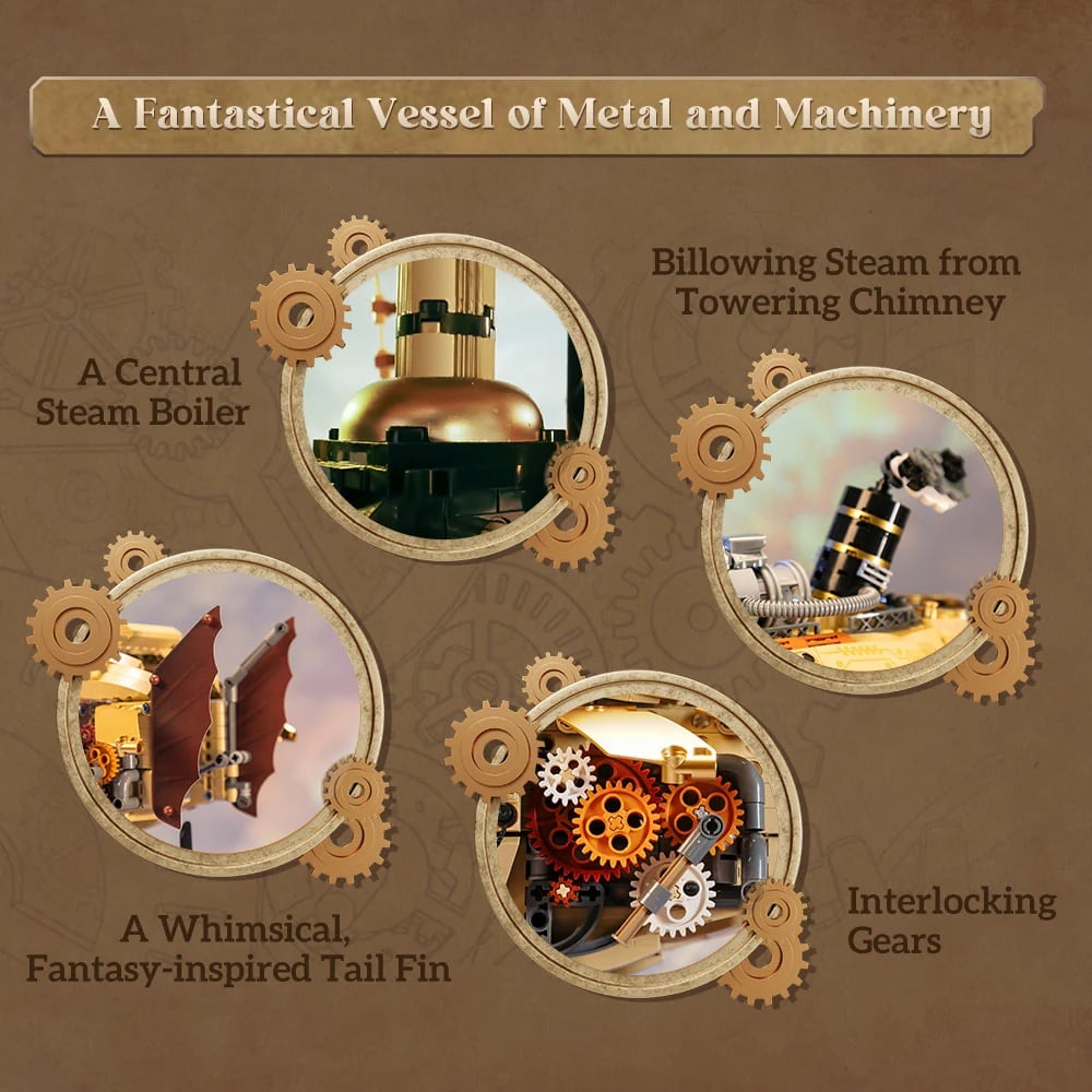 PANTASY - Steampunk Airship - Building block
