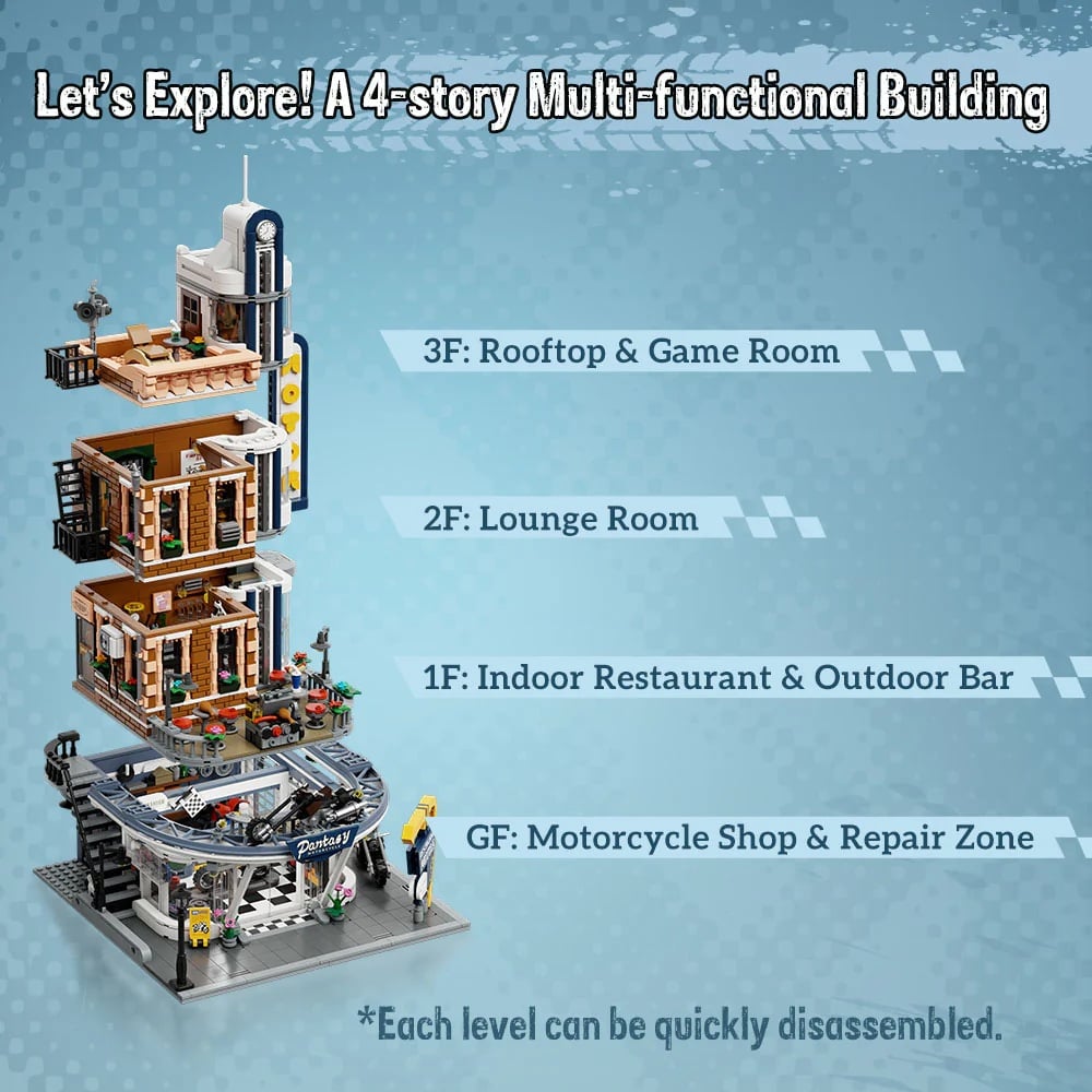 PANTASY - Motorcycle Restaurant - Building block