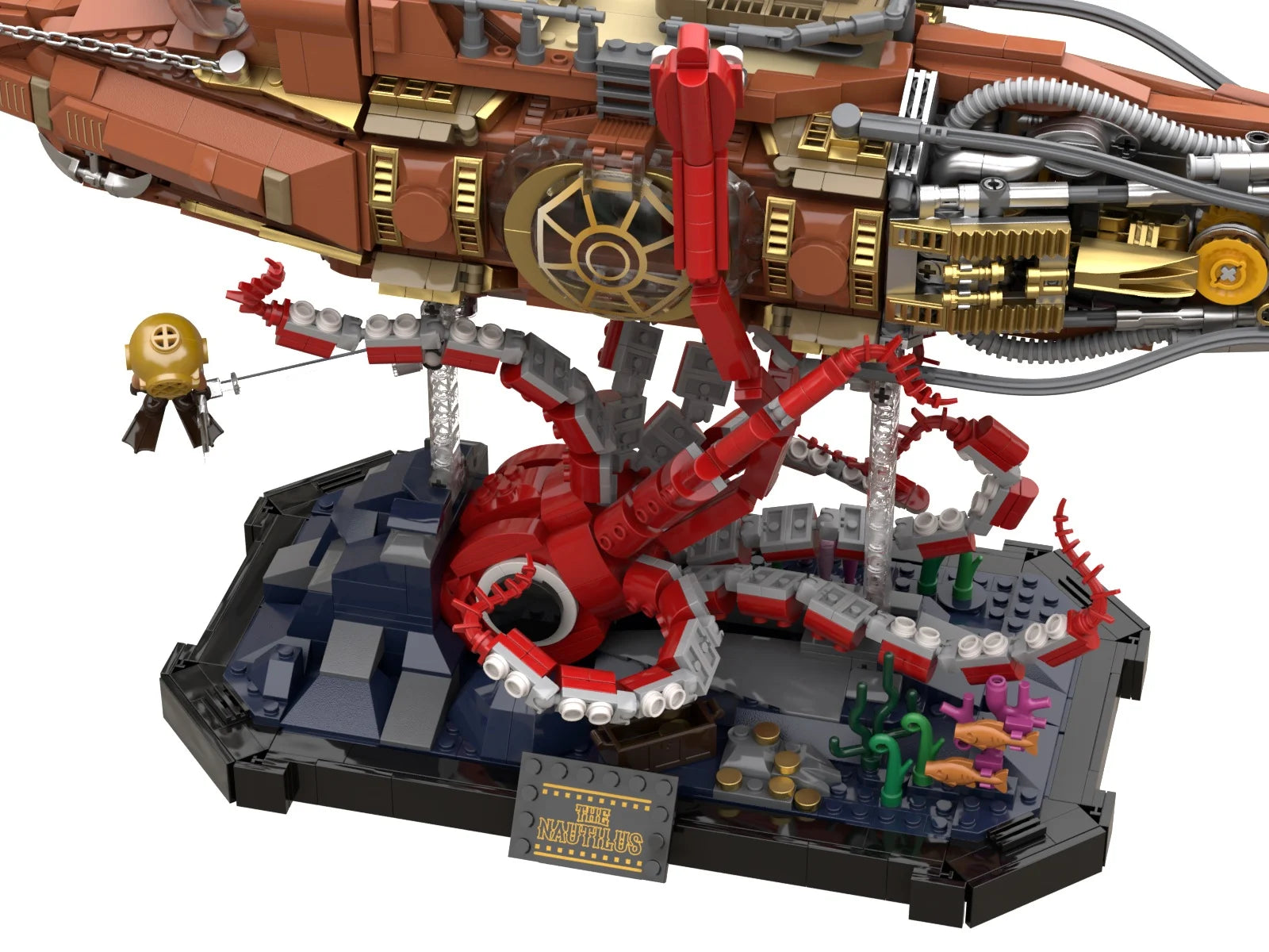PANTASY - Steampunk the Nautilus - Building block 2552 pcs