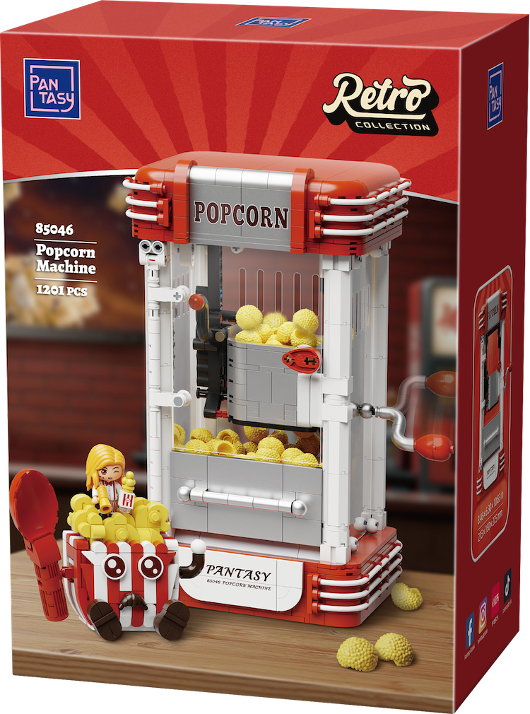 PANTASY - Popcorn Machine - Building block 1201 pcs