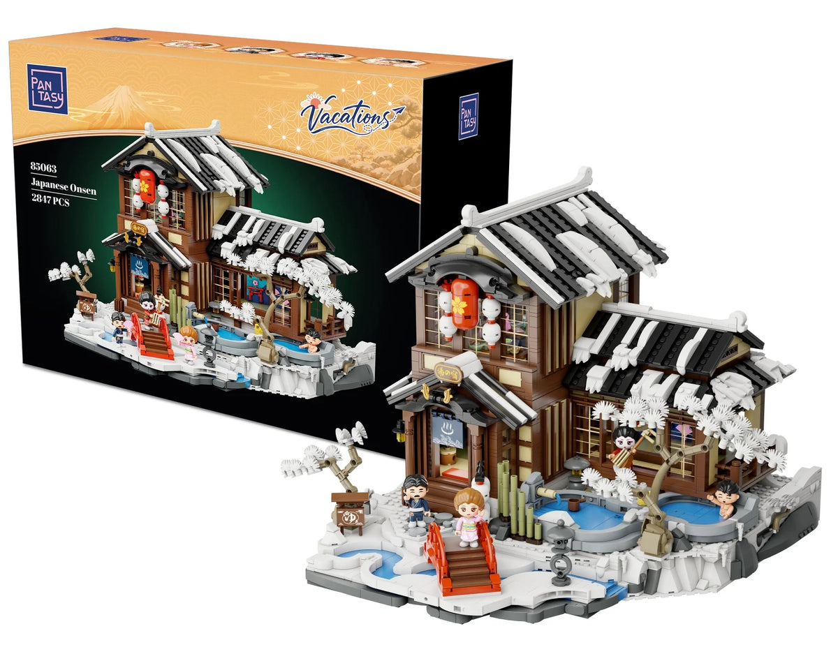 PANTASY - Japanese Onsen - Building block 2847 pcs