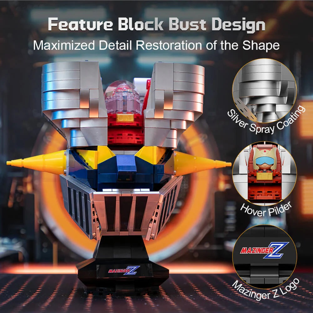 MAZINGER Z - Bust Mazinger Z - Building block