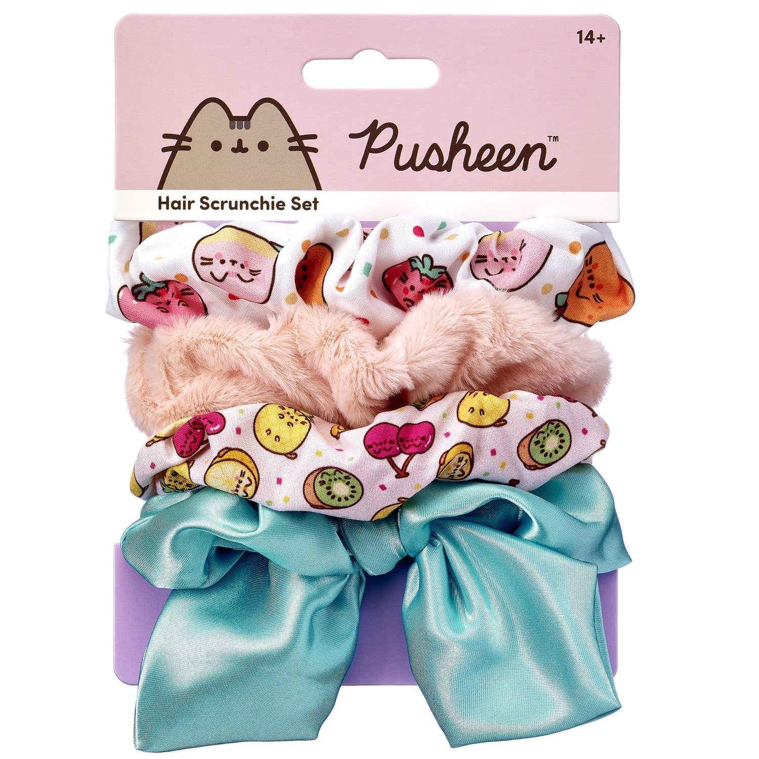 PUSHEEN - Fruits - Set of 4 Hair Scrunchies