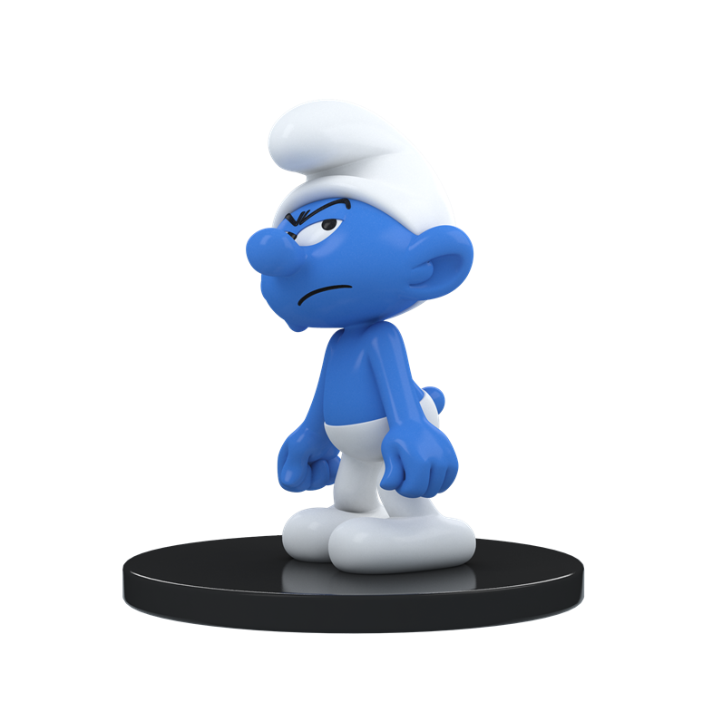 SMURF - Grouchy Smurf - Figure 4inch