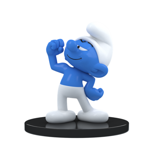 SMURF - Hefty Smurf - Figure 4inch