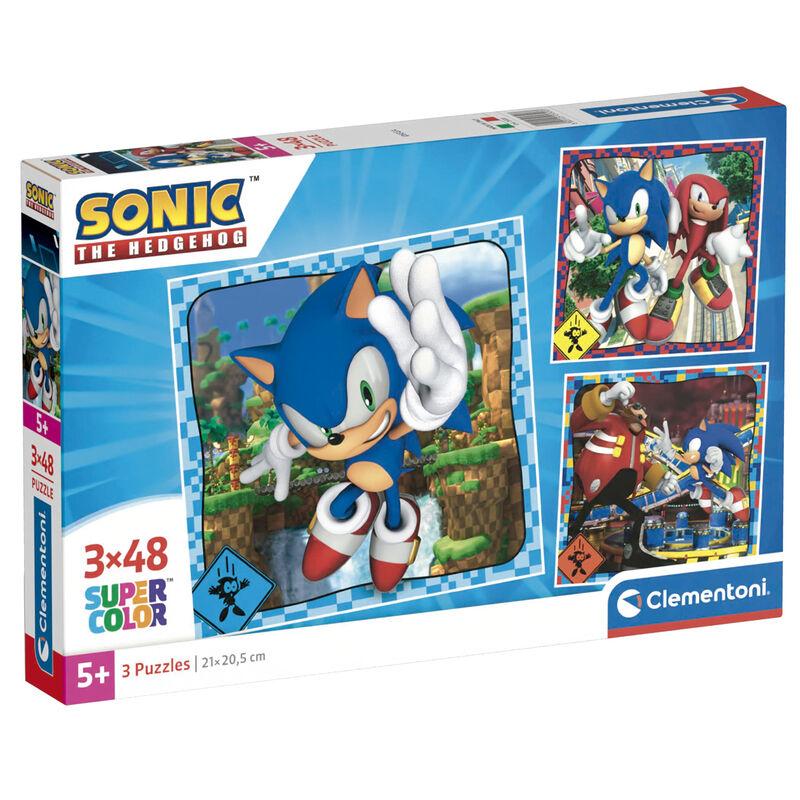 SONIC - 3 Puzzle 48P Set