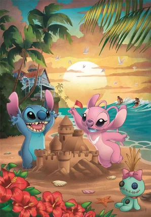 LILO & STITCH - Stitch & Angel - Puzzle 500P