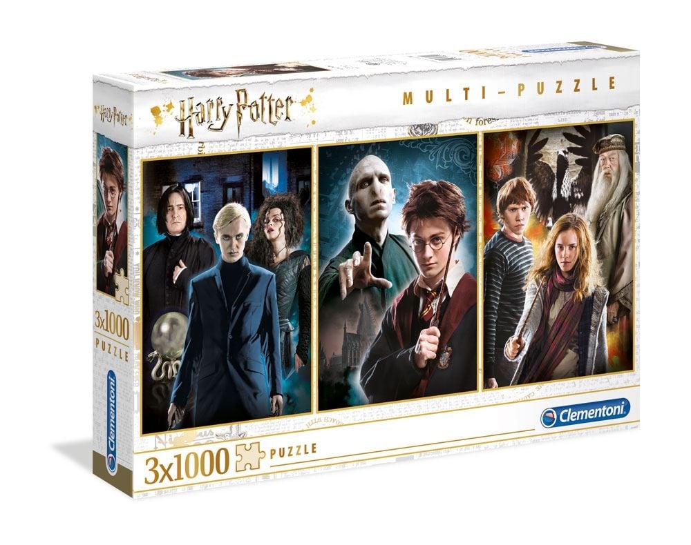 HARRY POTTER - Pack of 3 puzzles 1000P