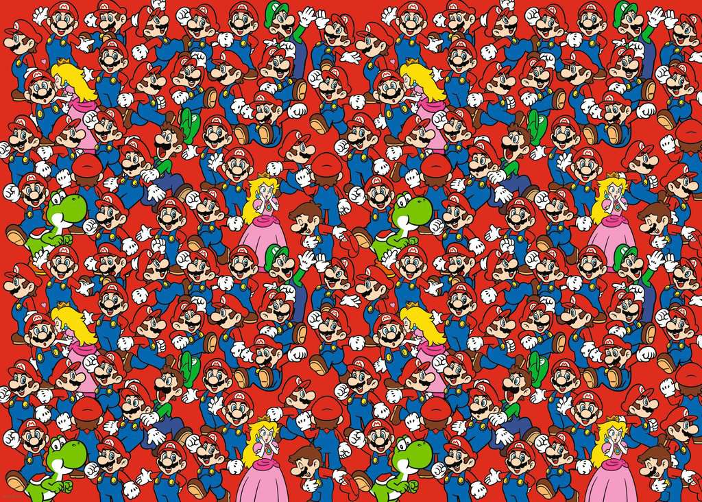 SUPER MARIO - Puzzle Challenge 1000P