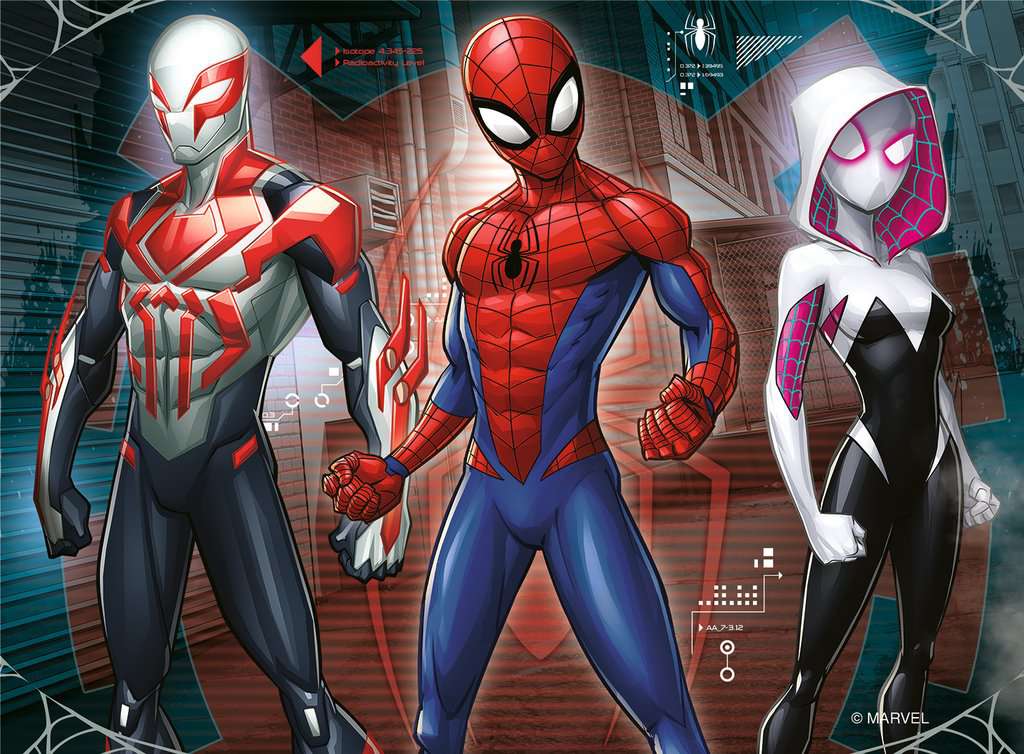 MARVEL - 4 Puzzle 12/16/20/24P - Spider-man
