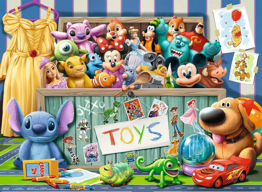 DISNEY - The magic toy box - Puzzle 100P