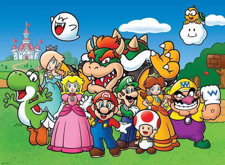 NINTENDO - Super Mario Fun - Puzzle 100P XXL