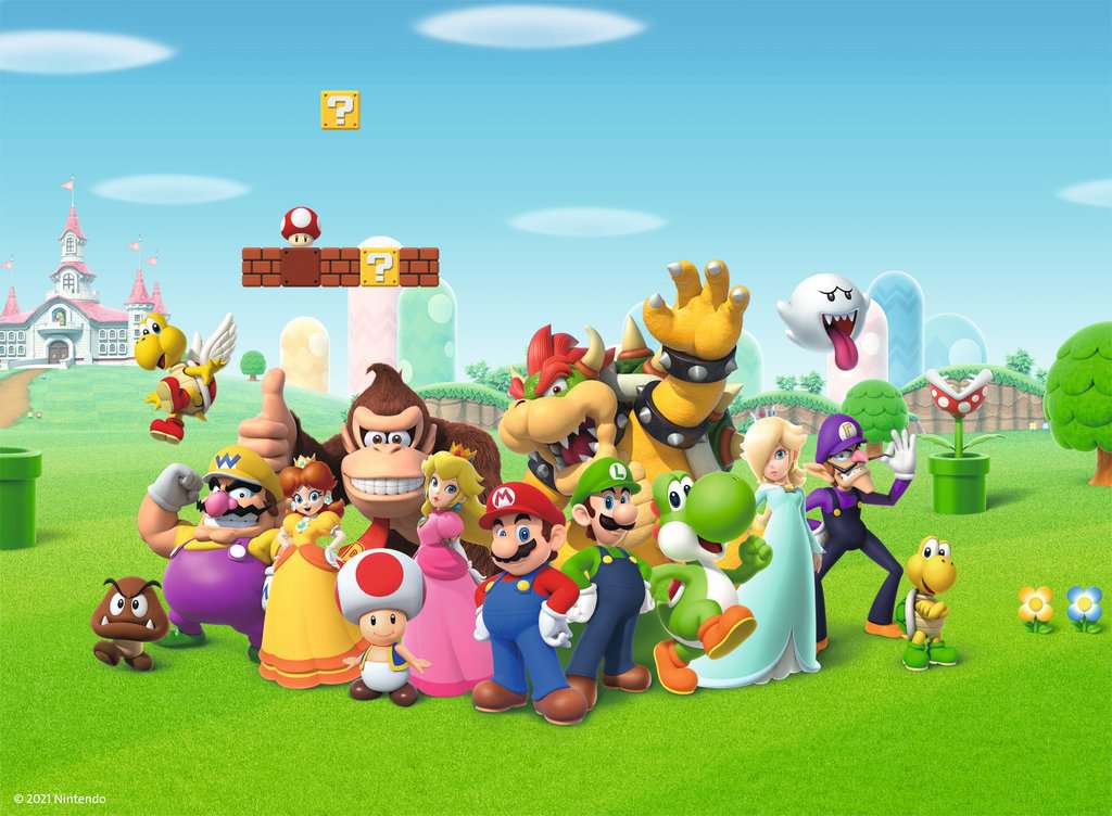 NINTENDO - Les aventures de Super Mario - Puzzle 200P