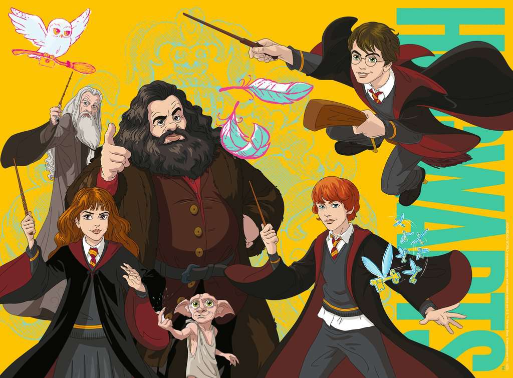 HARRY POTTER - Harry Potter and the other wizards - Puzzle 100P XXL