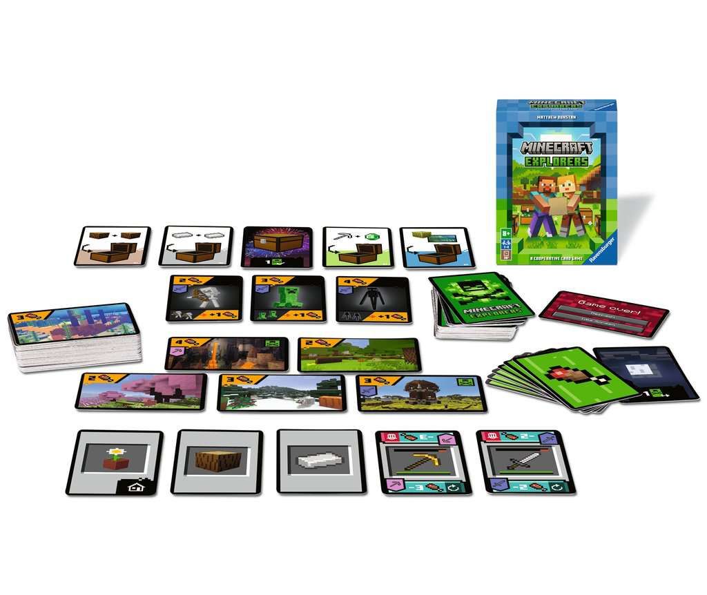 MINECRAFT - Minecraft Explorers - Jeu de cartes Coopératif