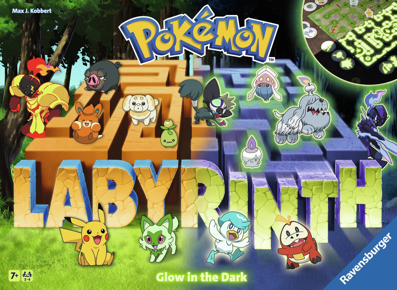 POKEMON - Boardgame Labyrinth Glow In The Dark